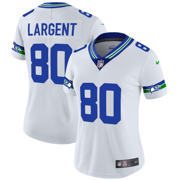 Women's Seahawks Throwback & Gold Jersey - All Stitched - Image 13