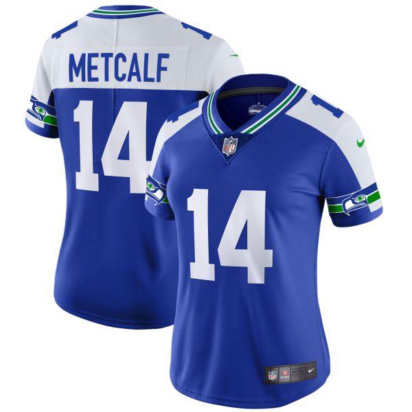 Women's Seahawks Throwback & Gold Jersey - All Stitched - Image 25