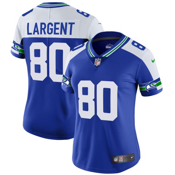 Women's Seahawks Throwback & Gold Jersey - All Stitched - Image 27