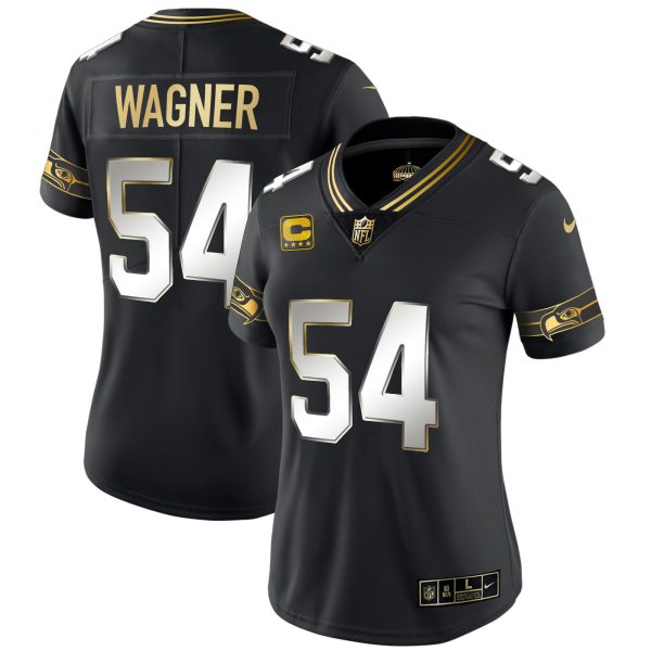 Women's Seahawks Throwback & Gold Jersey - All Stitched - Image 30