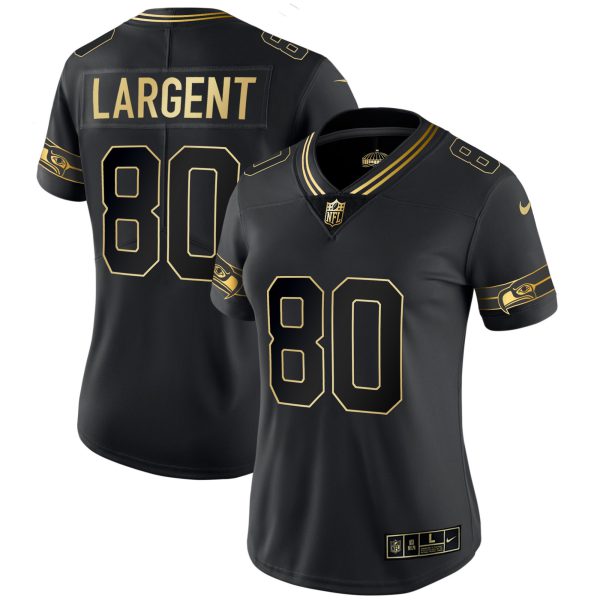 Women's Seahawks Throwback & Gold Jersey - All Stitched - Image 48