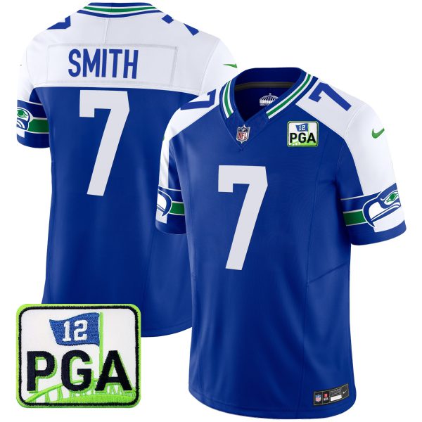 Men's Seahawks PGA Patch Vapor Limited Jersey - All Stitched - Image 10