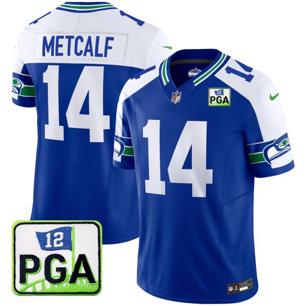 Men's Seahawks PGA Patch Vapor Limited Jersey - All Stitched - Image 11