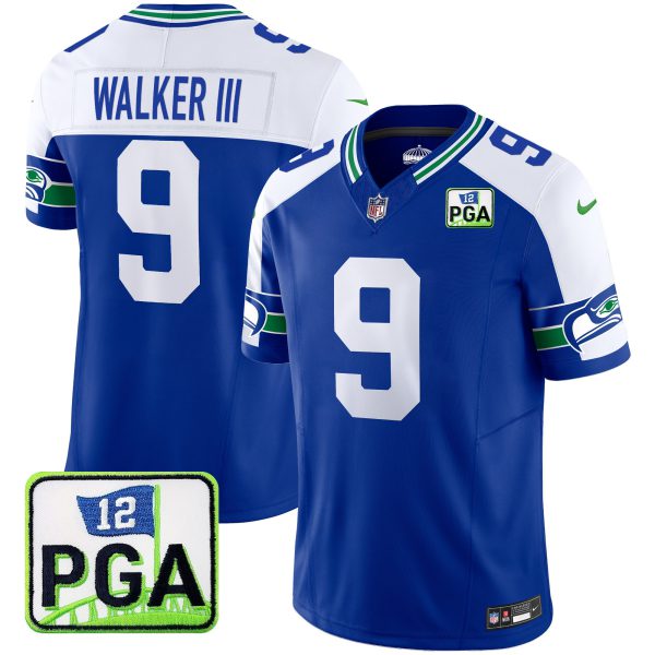 Men's Seahawks PGA Patch Vapor Limited Jersey - All Stitched - Image 12