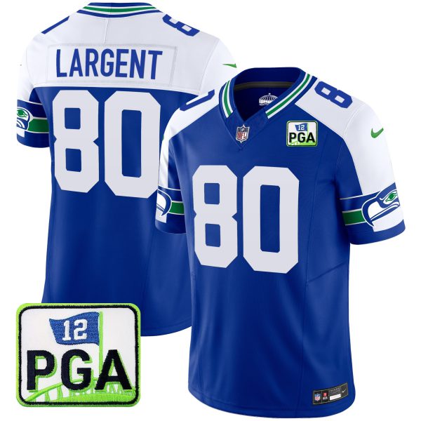 Men's Seahawks PGA Patch Vapor Limited Jersey - All Stitched - Image 13