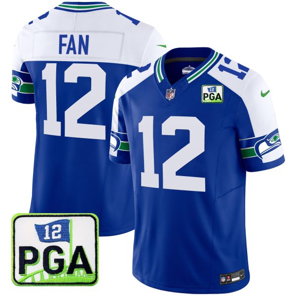 Men's Seahawks PGA Patch Vapor Limited Jersey - All Stitched - Image 14