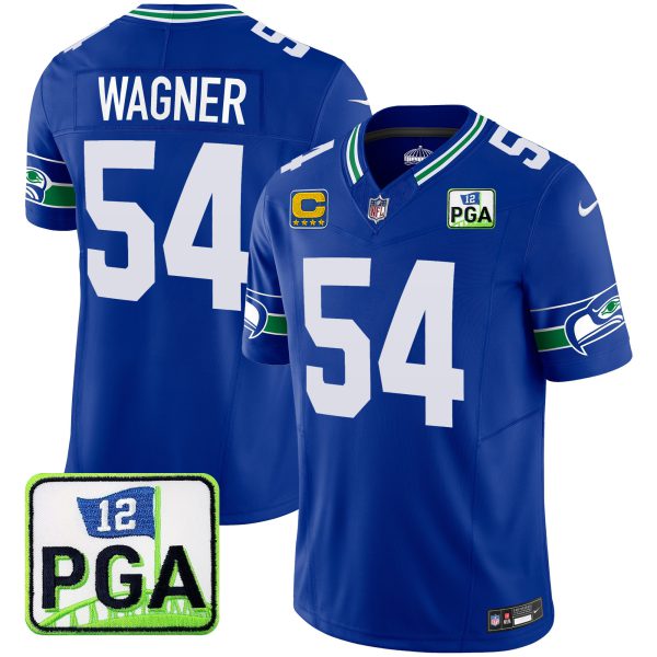 Men's Seahawks PGA Patch Vapor Limited Jersey - All Stitched - Image 16