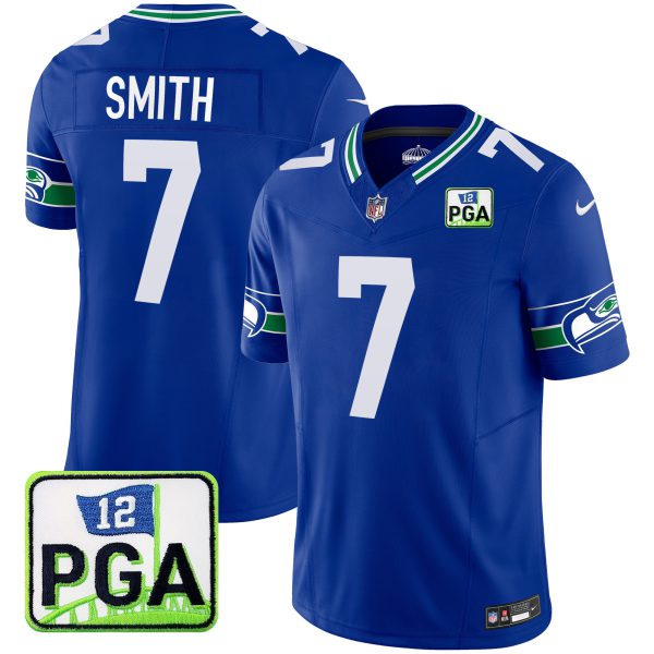 Men's Seahawks PGA Patch Vapor Limited Jersey - All Stitched - Image 17