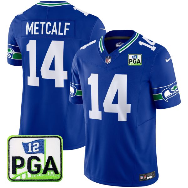 Men's Seahawks PGA Patch Vapor Limited Jersey - All Stitched - Image 18