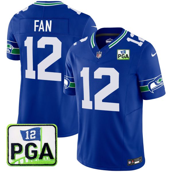 Men's Seahawks PGA Patch Vapor Limited Jersey - All Stitched - Image 21