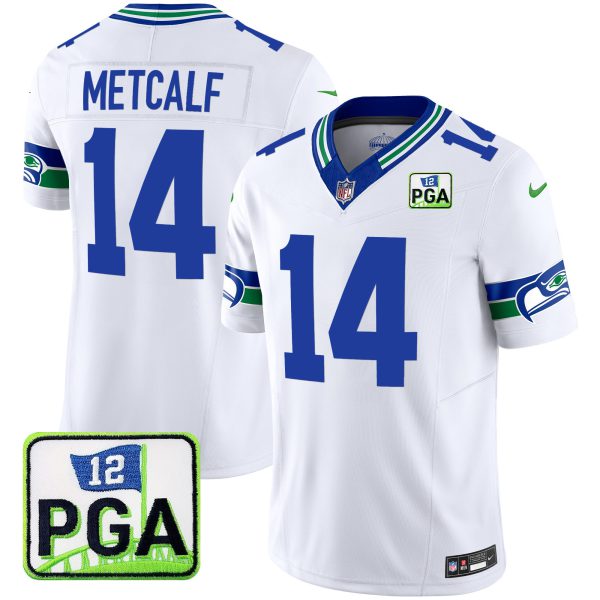 Men's Seahawks PGA Patch Vapor Limited Jersey - All Stitched - Image 25