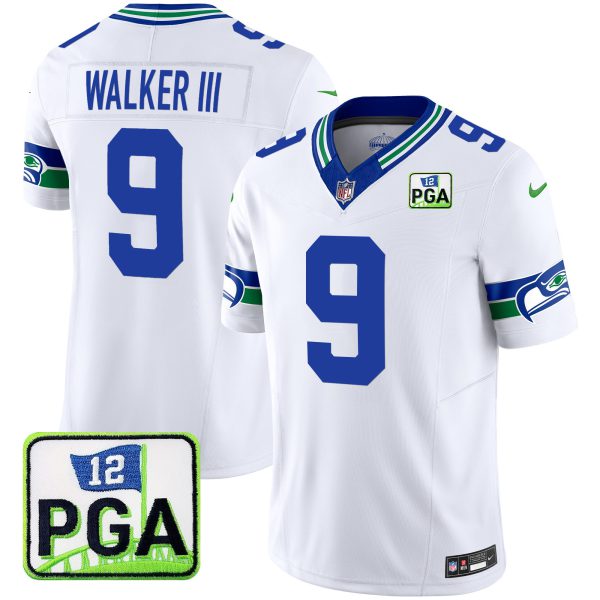 Men's Seahawks PGA Patch Vapor Limited Jersey - All Stitched - Image 26
