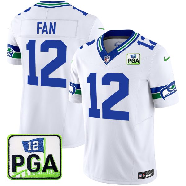 Men's Seahawks PGA Patch Vapor Limited Jersey - All Stitched - Image 28