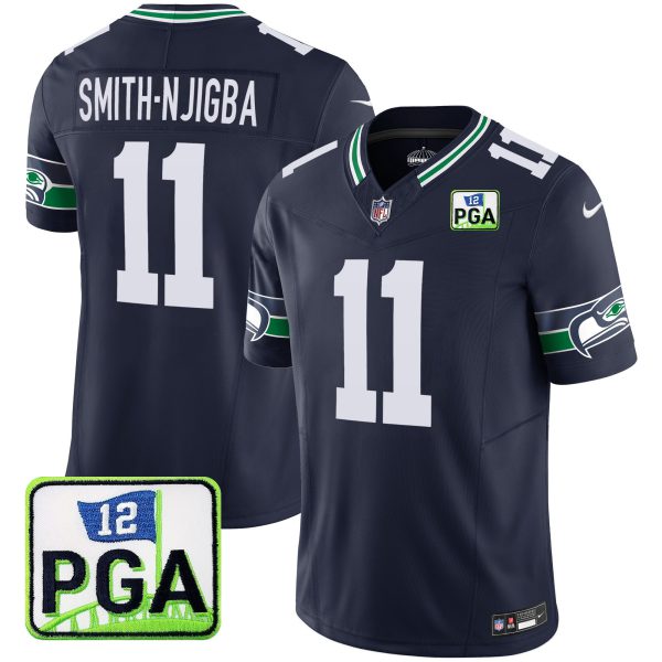 Men's Seahawks PGA Patch Vapor Limited Jersey - All Stitched - Image 29