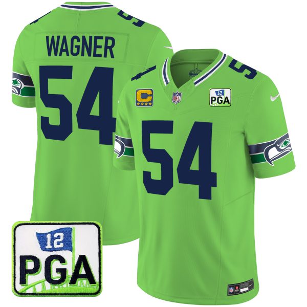 Men's Seahawks PGA Patch Vapor Limited Jersey - All Stitched - Image 37