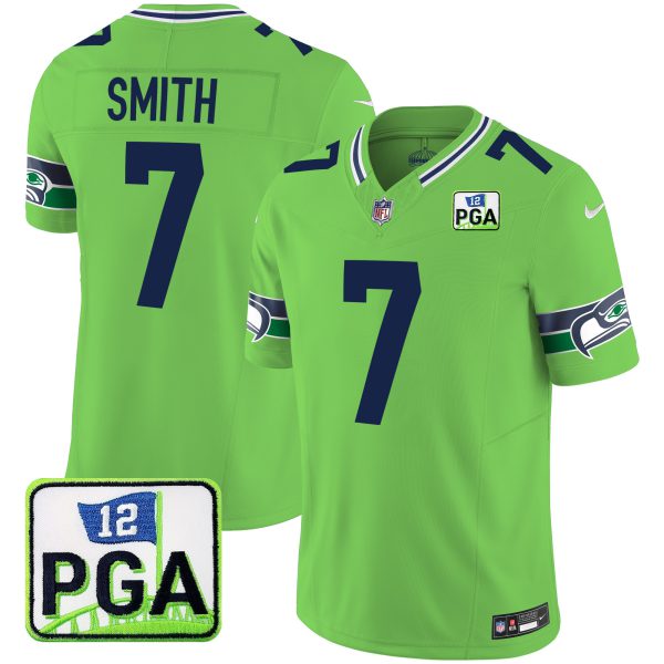 Men's Seahawks PGA Patch Vapor Limited Jersey - All Stitched - Image 38