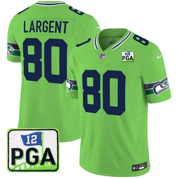Men's Seahawks PGA Patch Vapor Limited Jersey - All Stitched - Image 41