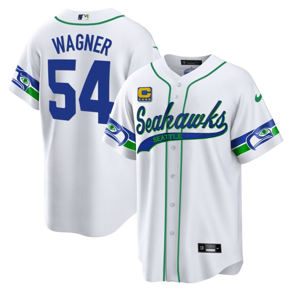 Men's Seahawks Throwback & Gold Cool Base Jersey - All Stitched - Image 10