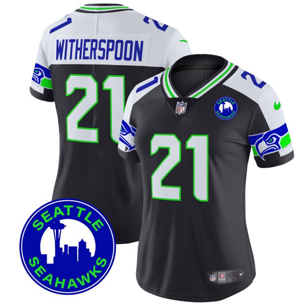 Women's Seahawks 2024 Seattle City Patch Vapor Limited Jersey - All Stitched - Image 2