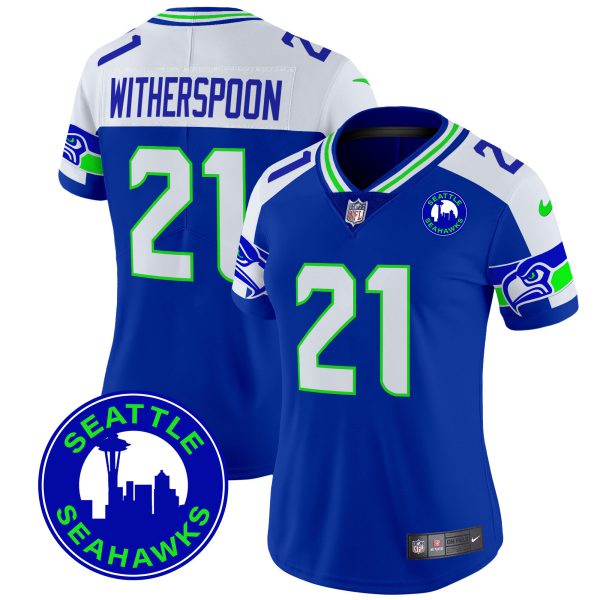Women's Seahawks 2024 Seattle City Patch Vapor Limited Jersey - All Stitched - Image 9
