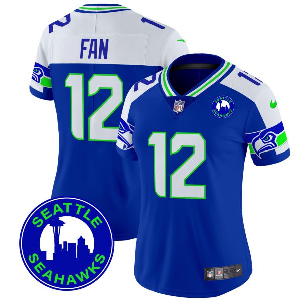 Women's Seahawks 2024 Seattle City Patch Vapor Limited Jersey - All Stitched - Image 14