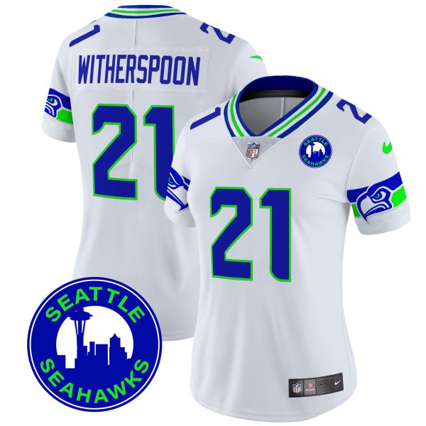 Women's Seahawks 2024 Seattle City Patch Vapor Limited Jersey - All Stitched - Image 23