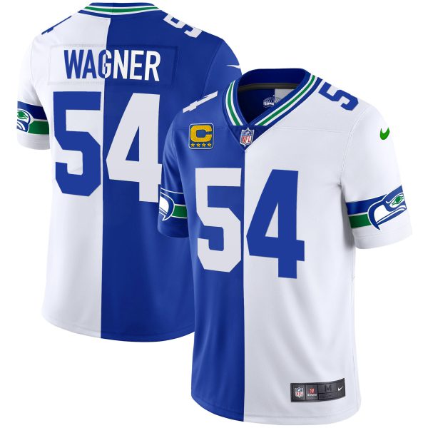 Men's Seahawks Throwback & Gold Jersey V2 - All Stitched - Image 30