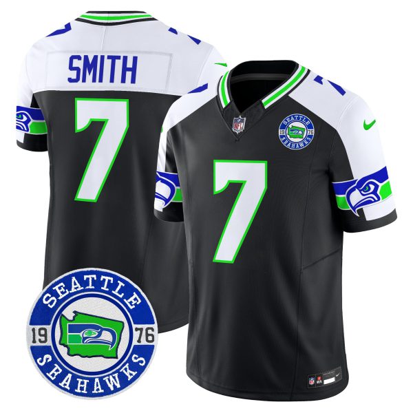 Men's Seahawks 2024 Seattle Est. 1976 Patch Vapor Limited Jersey - All Stitched - Image 4