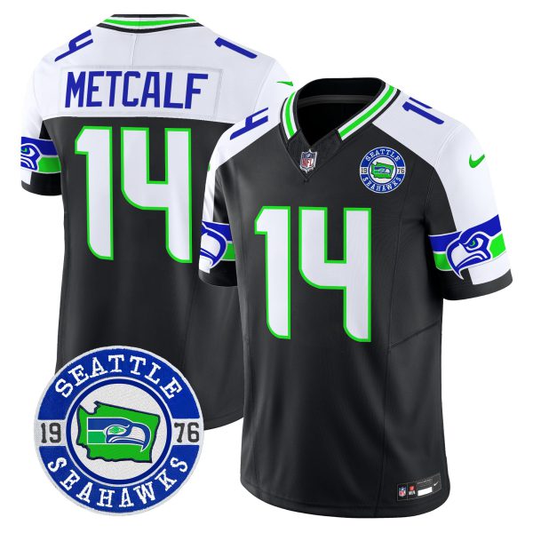 Men's Seahawks 2024 Seattle Est. 1976 Patch Vapor Limited Jersey - All Stitched - Image 5