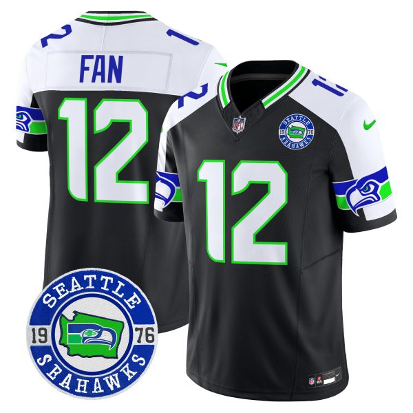Men's Seahawks 2024 Seattle Est. 1976 Patch Vapor Limited Jersey - All Stitched - Image 9