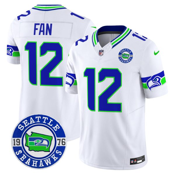 Men's Seahawks 2024 Seattle Est. 1976 Patch Vapor Limited Jersey - All Stitched - Image 54