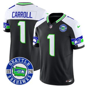 Men's Seahawks 2024 Seattle Est. 1976 Patch Vapor Limited Jersey - All Stitched
