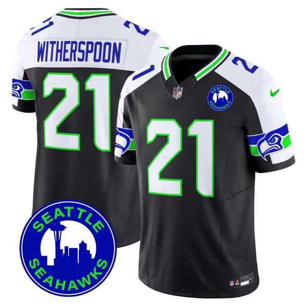 Men's Seahawks 2024 Seattle City Patch Vapor Limited Jersey - All Stitched - Image 2
