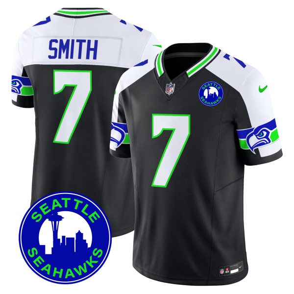 Men's Seahawks 2024 Seattle City Patch Vapor Limited Jersey - All Stitched - Image 3