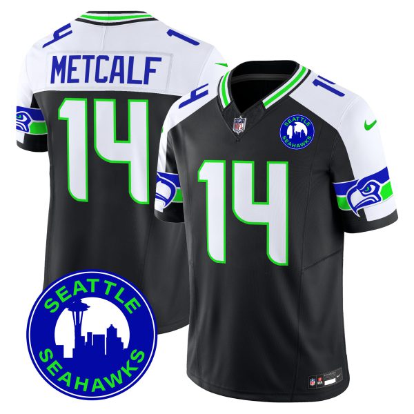Men's Seahawks 2024 Seattle City Patch Vapor Limited Jersey - All Stitched - Image 4