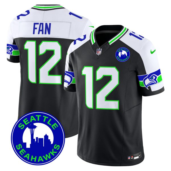 Men's Seahawks 2024 Seattle City Patch Vapor Limited Jersey - All Stitched - Image 7
