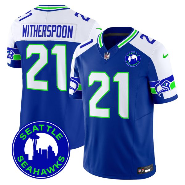 Men's Seahawks 2024 Seattle City Patch Vapor Limited Jersey - All Stitched - Image 9