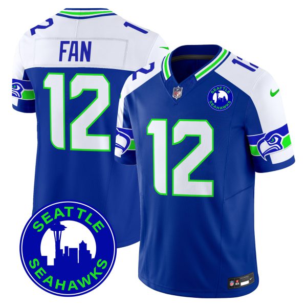Men's Seahawks 2024 Seattle City Patch Vapor Limited Jersey - All Stitched - Image 14