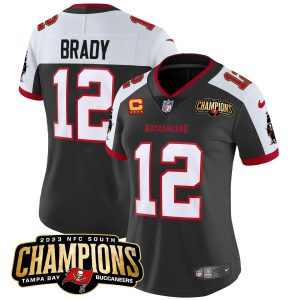 Women's Buccaneers 2023 NFC South Champions Patch Vapor Jersey - All Stitched