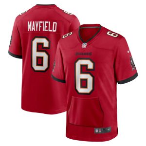 Baker Mayfield Tampa Bay Buccaneers Red With Pocket Jersey - All Stitched