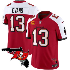 Mike Evans Buccaneers Florida Patch Vapor Limited Jersey - All Stitched