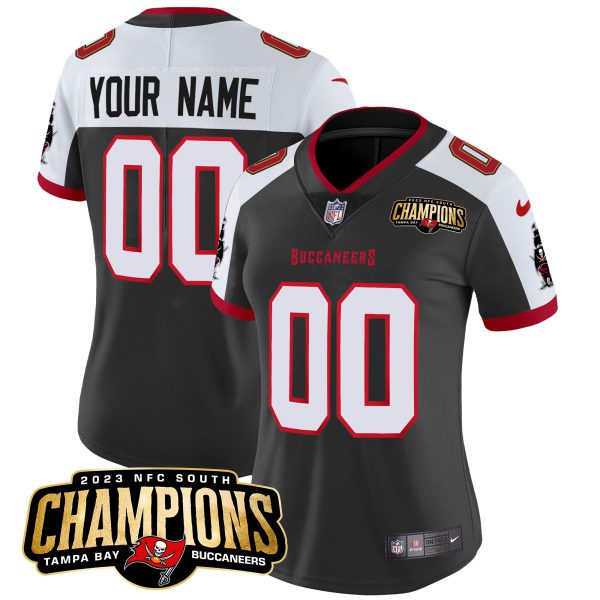 Buccaneers 2023 NFC South Champions Patch Vapor Custom Jersey - All Stitched - Image 7
