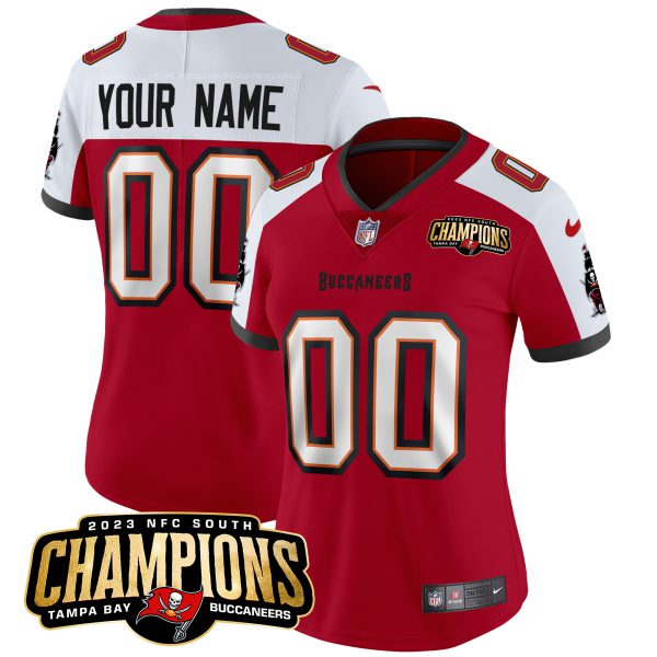 Buccaneers 2023 NFC South Champions Patch Vapor Custom Jersey - All Stitched - Image 8