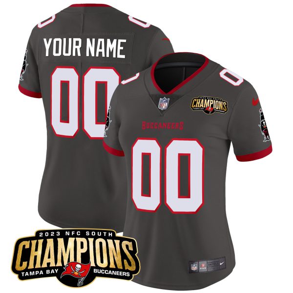 Buccaneers 2023 NFC South Champions Patch Vapor Custom Jersey - All Stitched - Image 11