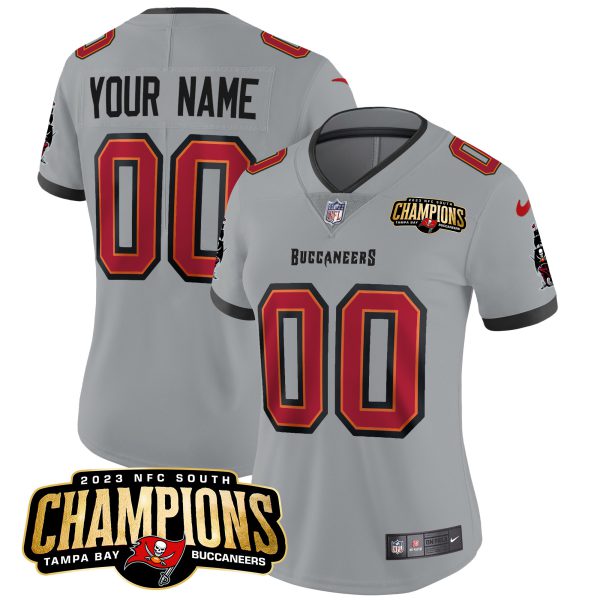 Buccaneers 2023 NFC South Champions Patch Vapor Custom Jersey - All Stitched - Image 12