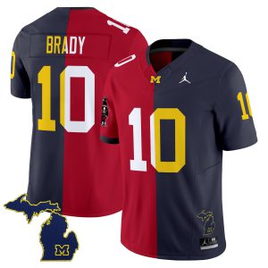 Tom Brady Buccaneers Split Vapor Limited Jersey - All Stitched