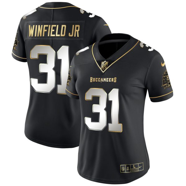 Women's Buccaneers Vapor Gold Jersey - All Stitched - Image 11