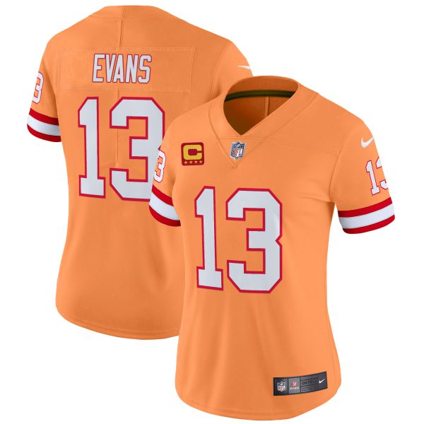 Women's Tampa Bay Buccaneers Throwback Vapor Limited Jersey V2 - All Stitched - Image 17
