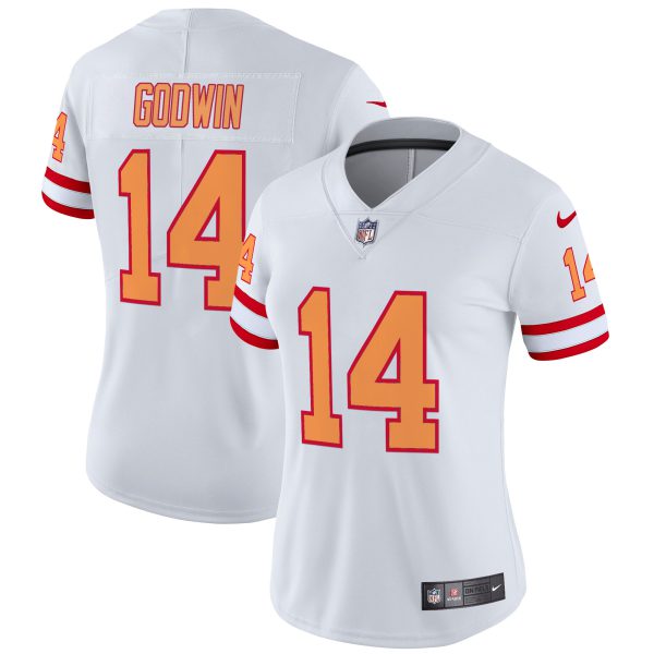 Women's Tampa Bay Buccaneers Throwback Vapor Limited Jersey V2 - All Stitched - Image 25