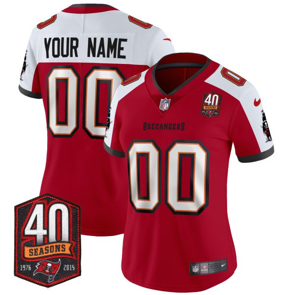 Buccaneers 40th Season Patch Vapor Limited Custom Jersey - All Stitched - Image 8